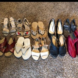 Bundle of 10 pairs of beautiful shoes for a 5.5/6